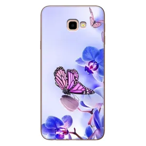 Чохли з квітами для Samsung Galaxy J4+, J4 Plus, J415 (VPrint) (Метелик на квітах)