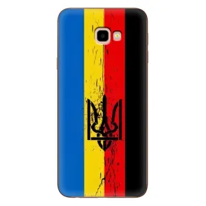 Украинские Чехлы для Samsung Galaxy J4+, J4 Plus, J415 с картинкой УПА (AlphaPrint) (Прапор УПА)
