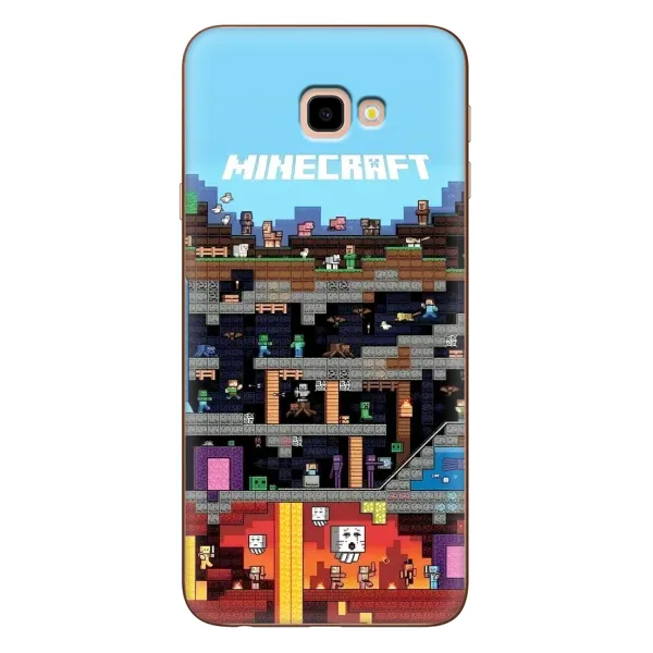Чохол з принтом «фон Minecraft» для Samsung Galaxy J4 Plus (J4+, J415)