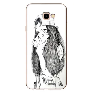 Чохол з друком для Samsung Galaxy J4+, J4 Plus, J415 - (Мода) (AlphaPrint) (Фото дівчини)