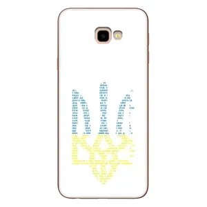 Чохли для Samsung Galaxy J4+, J4 Plus, J415 Укр. Символіка (AlphaPrint) (Герб з букв)