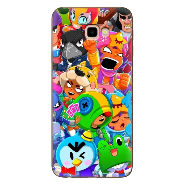 Чехол с принтом «Герои Бравл Старс» для Samsung Galaxy J4 Plus (J4+, J415)