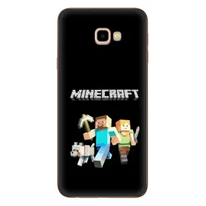 Чехол Майнкрафт на Samsung Galaxy J4+, J4 Plus, J415 (AlphaPrint) Minecraft (герои Minecraft)