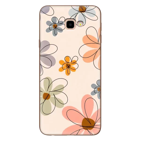 Чохол з принтом «Кольорові квіти» для Samsung Galaxy J4 Plus (J4+, J415)