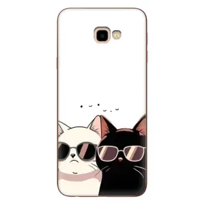 Чохол з принтом «Коти в окулярах» для Samsung Galaxy J4 Plus (J4+, J415)