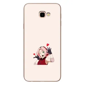 Чехлы Персонажи Аниме Наруто для Samsung Galaxy J4+, J4 Plus, J415 (AlphaPrint) (Лайк Сакура)