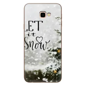Новорічні, Святкові Чохли для Samsung Galaxy J4+, J4 Plus, J415 - 2024 год (Let it snow)