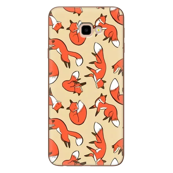 Чехол с принтом «Лисички» для Samsung Galaxy J4 Plus (J4+, J415)