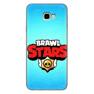 Чехлы Brawl Stars для Samsung Galaxy J4+, J4 Plus, J415 (AlphaPrint) (Лого Бравл Старс)