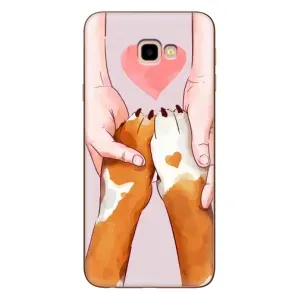 Чехлы с собаками для Samsung Galaxy J4+, J4 Plus, J415 (VPrint) (Любовь к собакам)