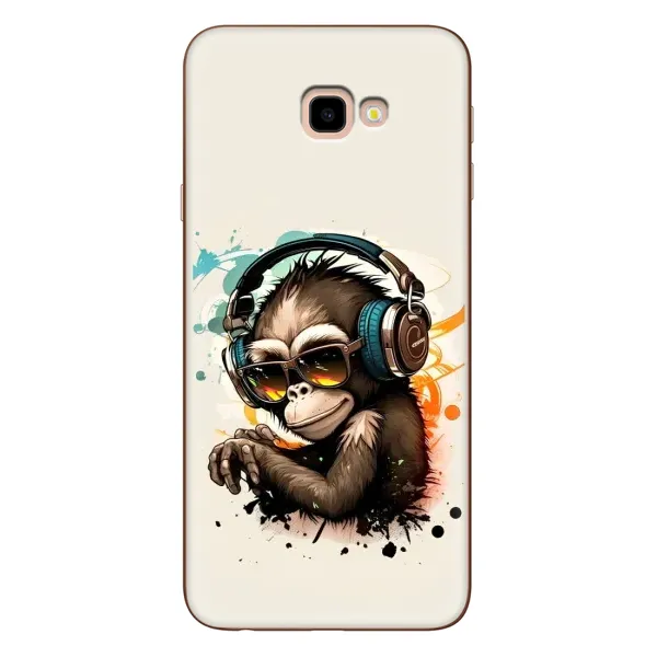 Чехол с принтом «Макака в наушниках» для Samsung Galaxy J4 Plus (J4+, J415)