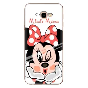 Міккі Маус чохол для Samsung Galaxy J4+, J4 Plus, J415 (AlphaPrint - Мультяшні) (Маус Мінні)
