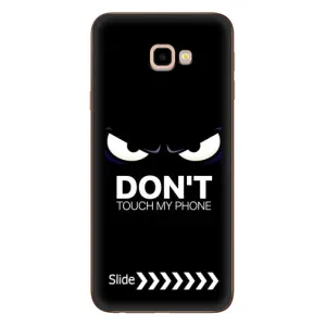 Чехол для Самсунг Ж4+, Ж4 Плюс - (AlphaPrint) с печатью (ТОП продаж) (Не трогай телефон)