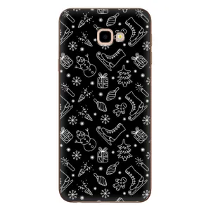 Новорічні, Святкові Чохли для Samsung Galaxy J4+, J4 Plus, J415 - 2024 год (Новорічний фон)