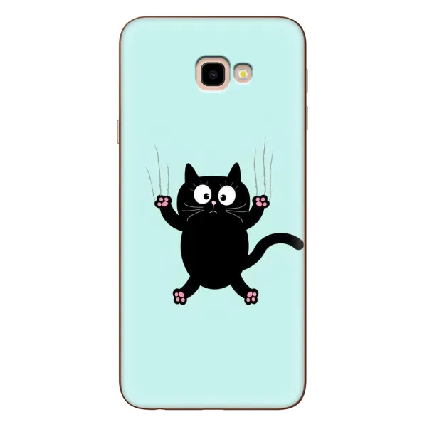 Чехол с принтом «Падающий кот» для Samsung Galaxy J4 Plus (J4+, J415) Чехол с принтом «Падающий кот» для Samsung Galaxy J4 Plus (J4+, J415)