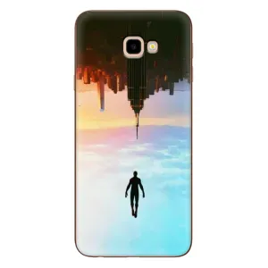 Чехол с человеком пауком для Samsung Galaxy J4+, J4 Plus, J415 - (AlphaPrint) (Паук человек)