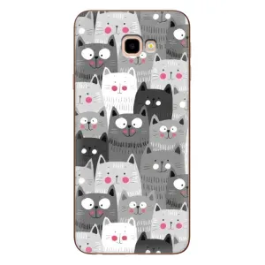 Чохли з Котиками для Samsung Galaxy J4+, J4 Plus, J415 (VPrint) (Мальовані котики)