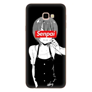 Чехлы Персонажи Аниме Наруто для Samsung Galaxy J4+, J4 Plus, J415 (AlphaPrint) (Senpai)