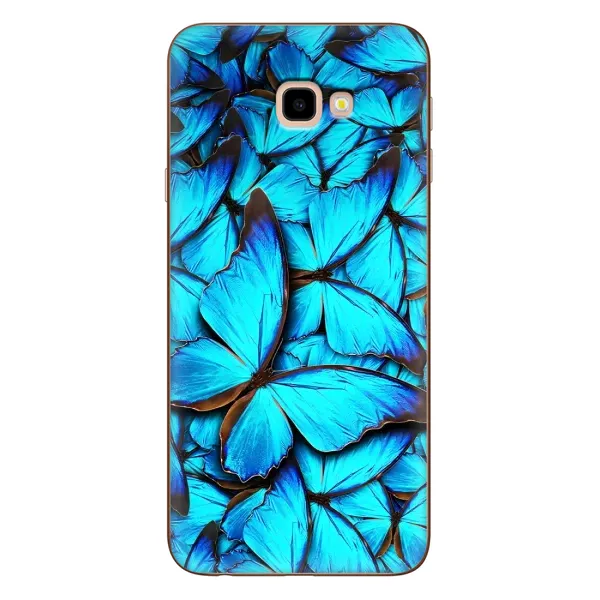 Чохол з принтом «Сині метелики» для Samsung Galaxy J4 Plus (J4+, J415)