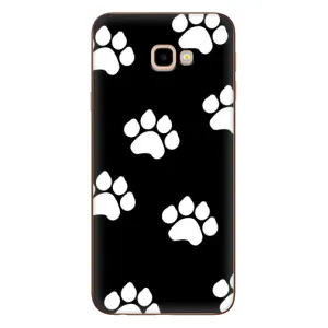 Чехлы с собаками для Samsung Galaxy J4+, J4 Plus, J415 (VPrint) (Следы собаки)
