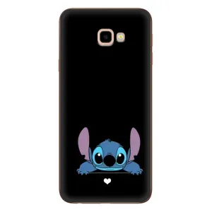 Чохол з принтом Стіч на Samsung Galaxy J4 Plus (J4+, J415) (Стіч на чорному)