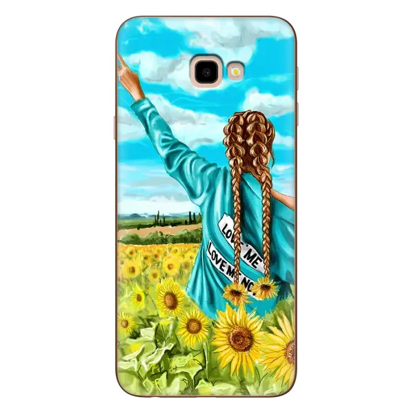 Чохол з принтом «Україночка» для Samsung Galaxy J4 Plus (J4+, J415)