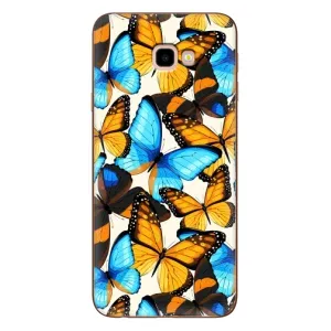 Чохол з принтом для Самсунг J4+, J4 Плюс - (Прикольні) (AlphaPrint) (Яскраві метелики)