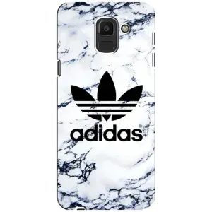 Чохли Адидас для Samsung Galaxy J6 2018, J600F (AlphaPrint) (Адідас на мраморі)