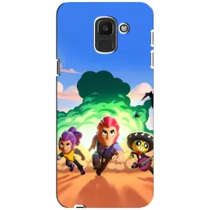 Чехол для Samsung Galaxy J6 2018, J600F Бравл Старс (VPrint) (Бравел Старс)