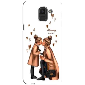 Чохол з друком для Samsung Galaxy J6 2018, J600F - (Мама з дитинкою) (AlphaPrint) (Донька і мама)