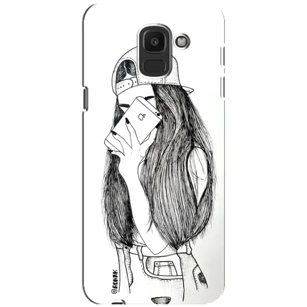 Чохол з принтом «Фото дівчини» для Samsung Galaxy J6 2018 (J600F)