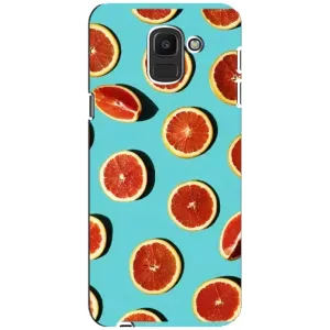 Чохли з фруктами для Samsung Galaxy J6 2018, J600F (VPrint) (Грейпфрут)