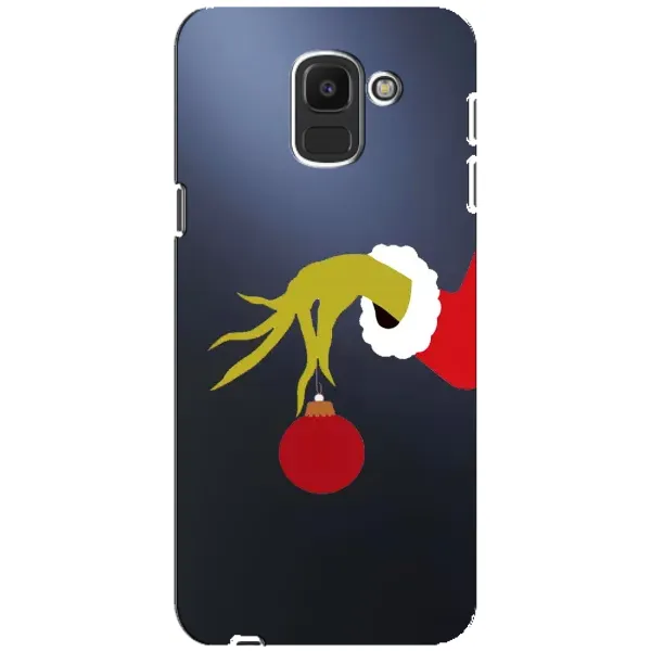 Чехол с принтом «Гринч с игрушкой» для Samsung Galaxy J6 2018 (J600F)