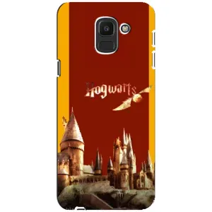 Чохли з Гаррі Поттером для Samsung Galaxy J6 2018, J600F (AlphaPrint) (Hogwarts)