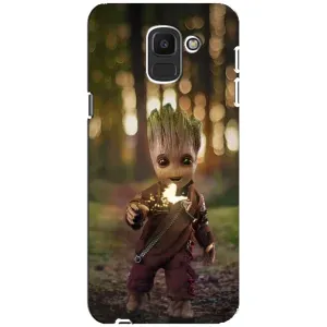Чохол МАРВЕЛ для Самсунґ Дж6 2018 (AlphaPrint) (I am Groot)