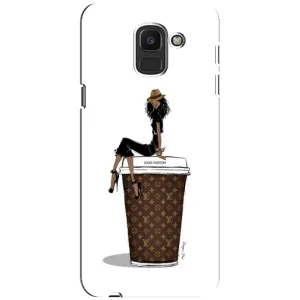 Чохли Луі Вітон для Samsung Galaxy J6 2018, J600F (AlphaPrint - LOUIS VUITTON) (кава LOUIS VUITTON)