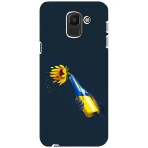 Чохол для Патріота України Samsung Galaxy J6 2018, J600F - (AlphaPrint) (Коктель молотова)