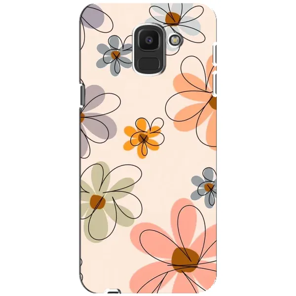 Чехол с принтом «Разноцветные цветы» для Samsung Galaxy J6 2018 (J600F) Чехол с принтом «Разноцветные цветы» для Samsung Galaxy J6 2018 (J600F)