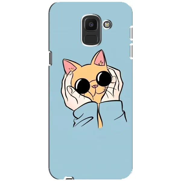 Чохол з принтом «Котик в окулярах» для Samsung Galaxy J6 2018 (J600F) Чохол з принтом «Котик в окулярах» для Samsung Galaxy J6 2018 (J600F)