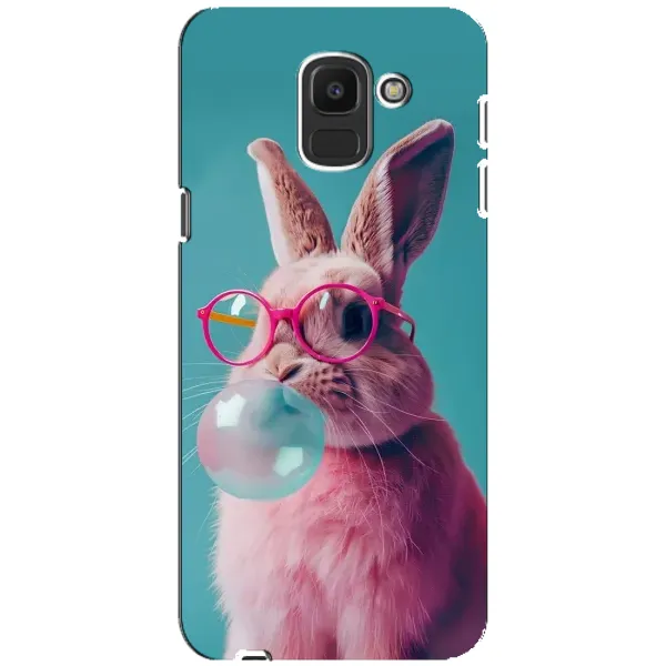 Чехол с принтом «Кролик в очках» для Samsung Galaxy J6 2018 (J600F) Чехол с принтом «Кролик в очках» для Samsung Galaxy J6 2018 (J600F)
