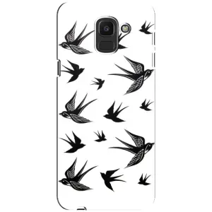 Чохол з пташками на Samsung Galaxy J6 2018, J600F (VPrint) (Ластівки)