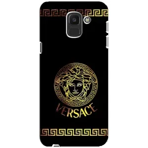 Чехлы VERSACE для Самсунг Дж6 2018 (PREMIUMPrint) (Logo Versace)