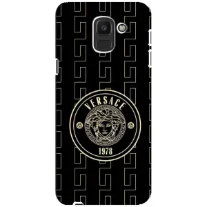 Чехлы VERSACE для Самсунг Дж6 2018 (PREMIUMPrint) (Лого Версаче)