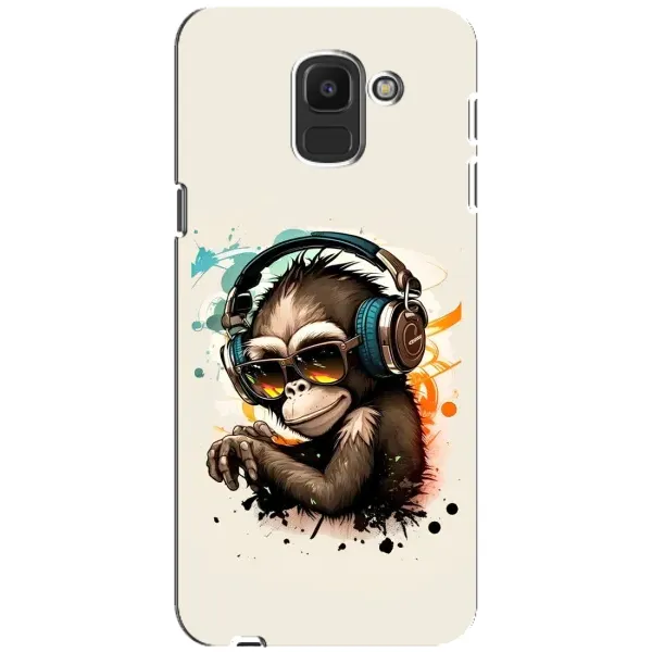 Чохол з принтом «Макака в навушниках» для Samsung Galaxy J6 2018 (J600F) Чохол з принтом «Макака в навушниках» для Samsung Galaxy J6 2018 (J600F)