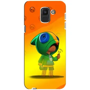Чехол для Samsung Galaxy J6 2018, J600F Бравл Старс (VPrint) (Хлопчик Леон)