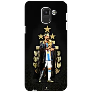 Чохли для Samsung Galaxy J6 2018, J600F (Leo чемпіон) (AlphaPrint) (Мессі Король)