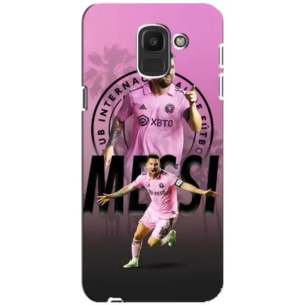 Чехол с принтом «Messi Miami» для Samsung Galaxy J6 2018 (J600F)
