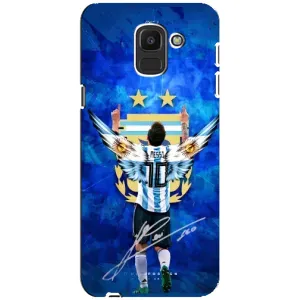 Чохли для Samsung Galaxy J6 2018, J600F (Leo чемпіон) (AlphaPrint) (Мессі збірна)