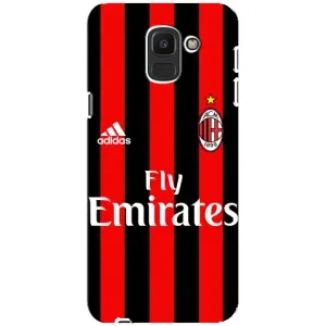 Чохли для Samsung Galaxy J6 2018, J600F (VPrint) - Футбольні клуби (Milan)