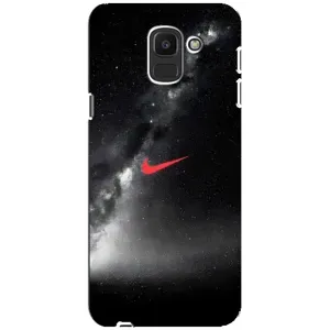 Чохол для Samsung Galaxy J6 2018, J600F - з принтом Найк (AlphaPrint) (Найк червоний)
